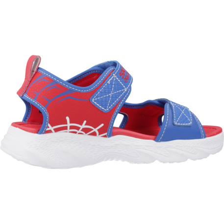 Sandales enfant garçon légère souple Bleu blrd+Bleu et rouge 7 - vertbaudet enfant 