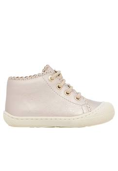 Chaussures-Chaussures premiers pas en cuir lamé cottins