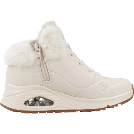 Bottes enfant fille légère souple Blanc 1 - vertbaudet enfant 