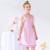Robe cérémonie bohème   avec fine dentelle  lili Rose bonbon rose fuchsia 1 - vertbaudet enfant 