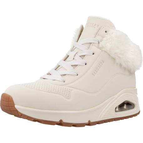 Bottes enfant fille légère souple Blanc 4 - vertbaudet enfant 