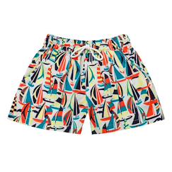 -Short de bain    imprimé voiliers rétros  swimboy