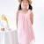 Robe demoiselle d'honneur   col fleuri   alizee Rose poudré jaune fleuri 1 - vertbaudet enfant 