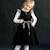 Robe qui tourne hiver  en velours   hepburn Marron beige fleuri 1 - vertbaudet enfant 