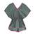 Tunique plage    avec short assorti  love Kaki rose fuchsia 3 - vertbaudet enfant 
