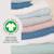 Housse de matelas à langer extensible en coton bio lil planet Bleu clair+Gris argenté+Vert givré 17 - vertbaudet enfant 