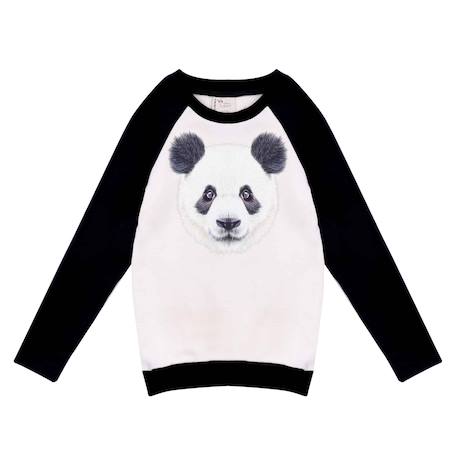 Sweat   et   panda Beige noir 3 - vertbaudet enfant 