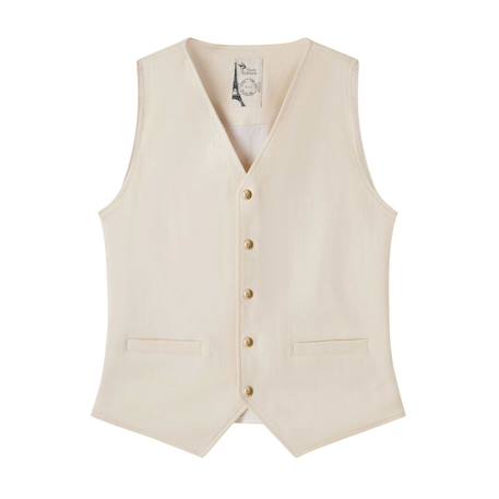 Gilet de costume    st germain Beige clair 3 - vertbaudet enfant 