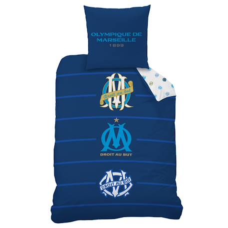 Parure de lit 100% coton, om célébration Bleu 3 - vertbaudet enfant 