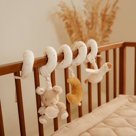 Spirale d'activité little farm Multicolore+Rose, beige+Rose, beige, bois 2 - vertbaudet enfant 