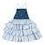 Robe salopette   à fines rayures   gigi Bleu ciel bleu denim 3 - vertbaudet enfant 