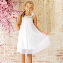 -Robe cérémonie   à col liberty   alizee