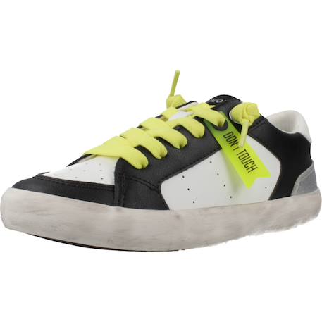Basket fille modèle j gisli girl Blanc c0563+Noir c0404 10 - vertbaudet enfant 
