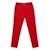 Ensemble   pantalon velours  & blouse fleurie Rouge 3 - vertbaudet enfant 