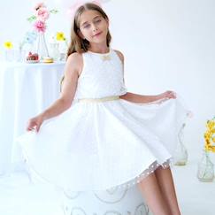 Robe cérémonie   et  en tulle  hepburn  - vertbaudet enfant