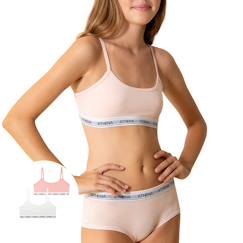 Lot de 2 brassières coton ultra doux  - vertbaudet enfant