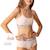 Lot de 2 brassières coton ultra doux Blanc-gris chiné+Blanc-rose pastel+Bleu titane-gris chiné 6 - vertbaudet enfant 