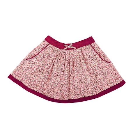Jupe   hiver   velours   lilou Rouge foncé bordeaux 3 - vertbaudet enfant 