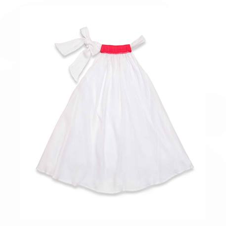 Robe de cérémonie  ample  à col   alizee Blanc orange 3 - vertbaudet enfant 