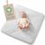 Housse de matelas à langer extensible en coton bio lil planet Bleu clair+Gris argenté+Vert givré 1 - vertbaudet enfant 