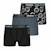 Lot de 3 boxers smileyworld® i Marine-print smiley+Noir-print smiley 5 - vertbaudet enfant 