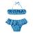 Maillot de bain  2 pièces  imprimé pingouin  swan Bleu roi 1 - vertbaudet enfant 