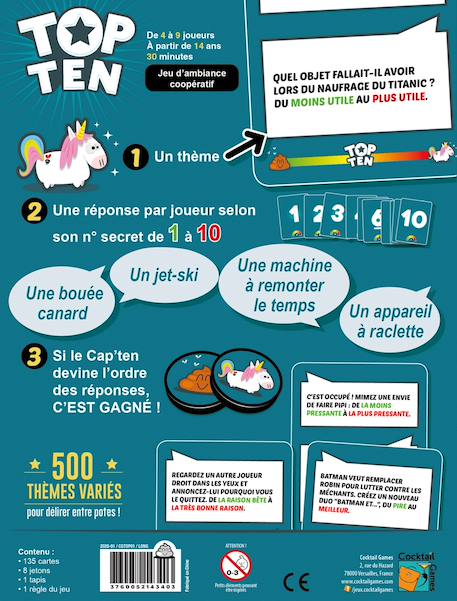 Jeu top ten Multicolore 3 - vertbaudet enfant 