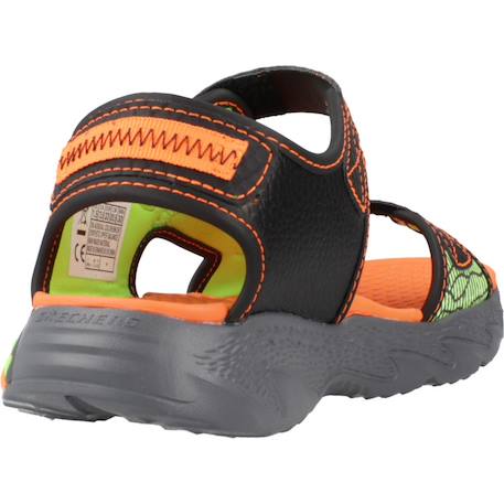 Sandales enfant garçon légère souple Gris ccbl+Gris et bleu+Noir 15 - vertbaudet enfant 