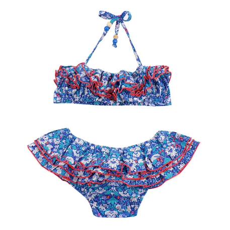 Fille-Maillot de bain  2 pièces liberty  et   swan