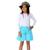 Jupe culotte intersaison      calamity jane Bleu turquoise 1 - vertbaudet enfant 