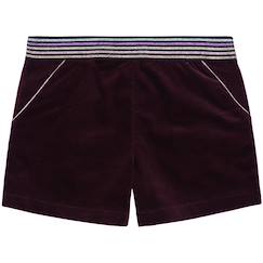 Short hiver   velours    ceinture à paillettes  poupette  - vertbaudet enfant