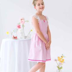Robe demoiselle d'honneur   à dentelle  lili  - vertbaudet enfant
