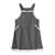 Robe salopette  jean rayée    lola Bleu marine blanc 3 - vertbaudet enfant 