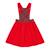 Robe de noël   velours et tartan   christmas Rouge 3 - vertbaudet enfant 