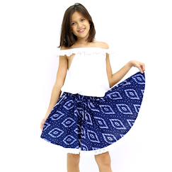 Jupe qui tourne     tie-and-dye  cancan  - vertbaudet enfant