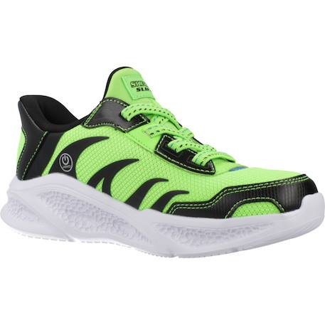 Baskets enfant garçon Noir+Vert 11 - vertbaudet enfant 