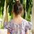 Ensemble été   blouse fleurie  & jupe short Violet bleu blanc 3 - vertbaudet enfant 