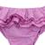 Maillot de bain 2 pièces vichy   à volant  swan Violet blanc 3 - vertbaudet enfant 