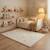 Tapis enfant fait main en coton coronda Blanc+Gris 4 - vertbaudet enfant 