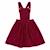 Robe salopette   velours    ecolière Bordeaux+Rose pastel 3 - vertbaudet enfant 
