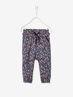 -Pantalon imprimé bébé taille élastiquée