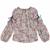 Blouse intersaison fleurie   liberty   col smocks  chimene Bleu lilas+Bleu roi+Marron beige+Orange+Rouge fleuri 17 - vertbaudet enfant 