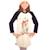 Robe sweat   et  dessin poulbot  baby Beige noir 3 - vertbaudet enfant 