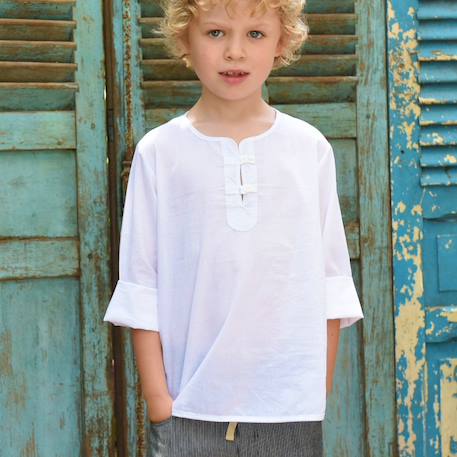 Garçon-Chemise  été  - cérémonie bohème  robinson