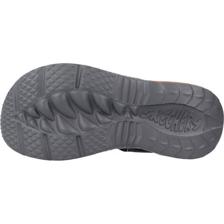 Sandales enfant garçon légère souple Gris ccbl+Gris et bleu+Noir 18 - vertbaudet enfant 