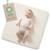 Housse de matelas à langer en coton bio motif pois en relief seashells Ecru 1 - vertbaudet enfant 