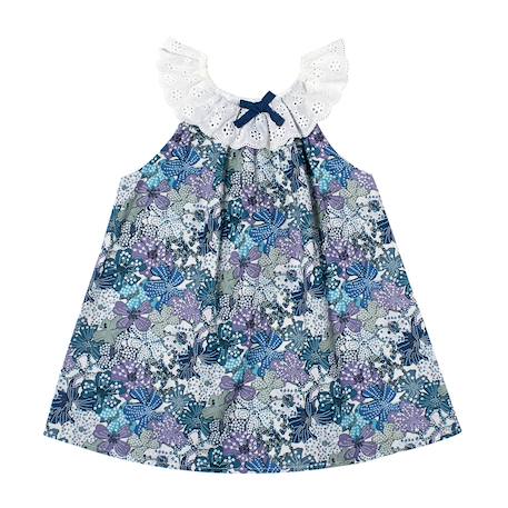 Blouse liberty     et   col 2-en-1  aurore Bleu violet lilas 3 - vertbaudet enfant 