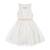 Robe demoiselle d'honneur  en tulle   hepburn Blanc cassé or 3 - vertbaudet enfant 