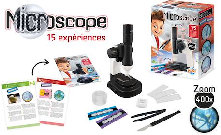 Microscope 15 expériences Gris 4 - vertbaudet enfant 