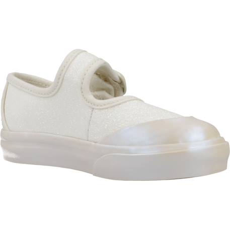 Ballerine à paillettes modèle mary jane glit Blanc whtpnk 5 - vertbaudet enfant 